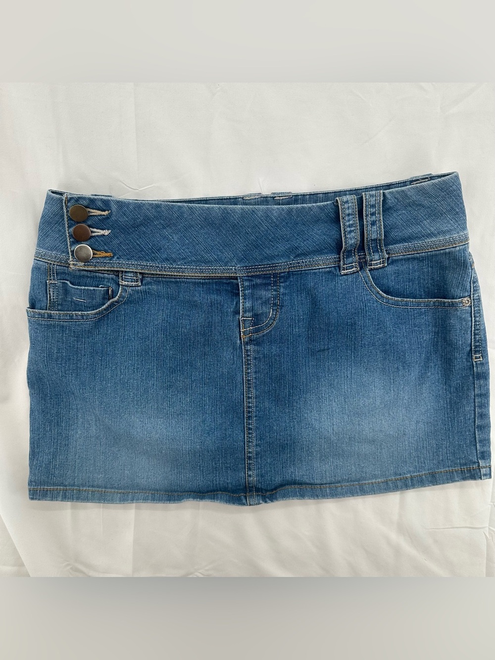 Coquette 2000s Low Rise So Wear it Declare It Mini Skirt
